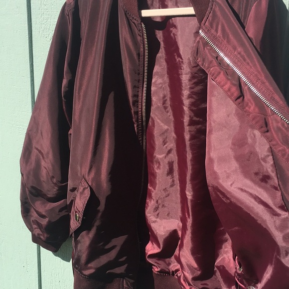 red bomber coat lace ribbon - Picture 9 of 11